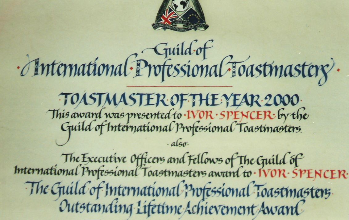 Presentation by Baroness Thatcher
to Ivor Spencer

Calligraphy by Sally Mae Joseph

Click here to return